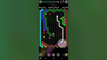How To Solve Flow Free Hexes Jumbo Hextangle Pack Level 142 15x18 Walk Through Solution Walkthrough
