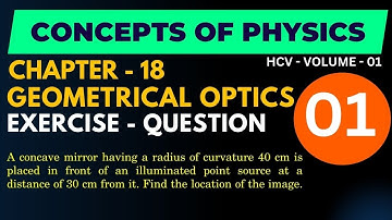 HC Verma - Geometrical Optics - Chap - 18 - Q - 01 - Vivek Phalke PHYSICS