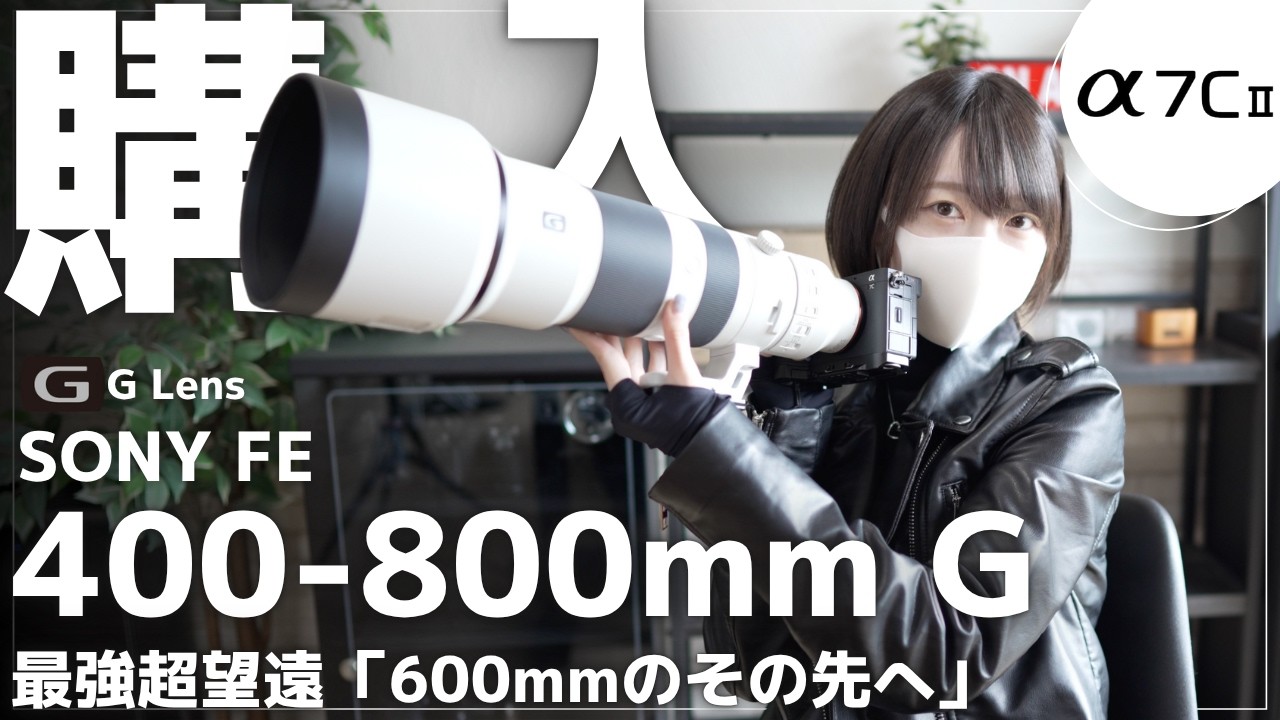 【開封レビュー】SONY FE 400-800mm F6.3-8 G 購入！ソニー超望遠の世界へ【α7C II】