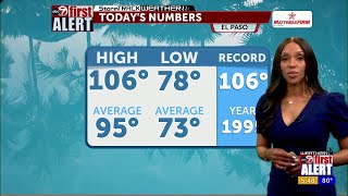 ABC-7 First Alert: Record-setting heat possible Wednesday