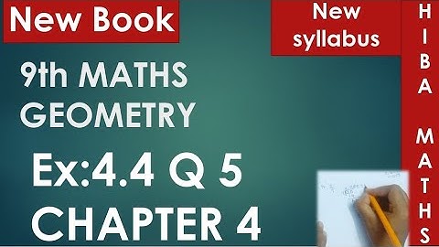 9th maths chapter 4 exercise 4.4 question 5