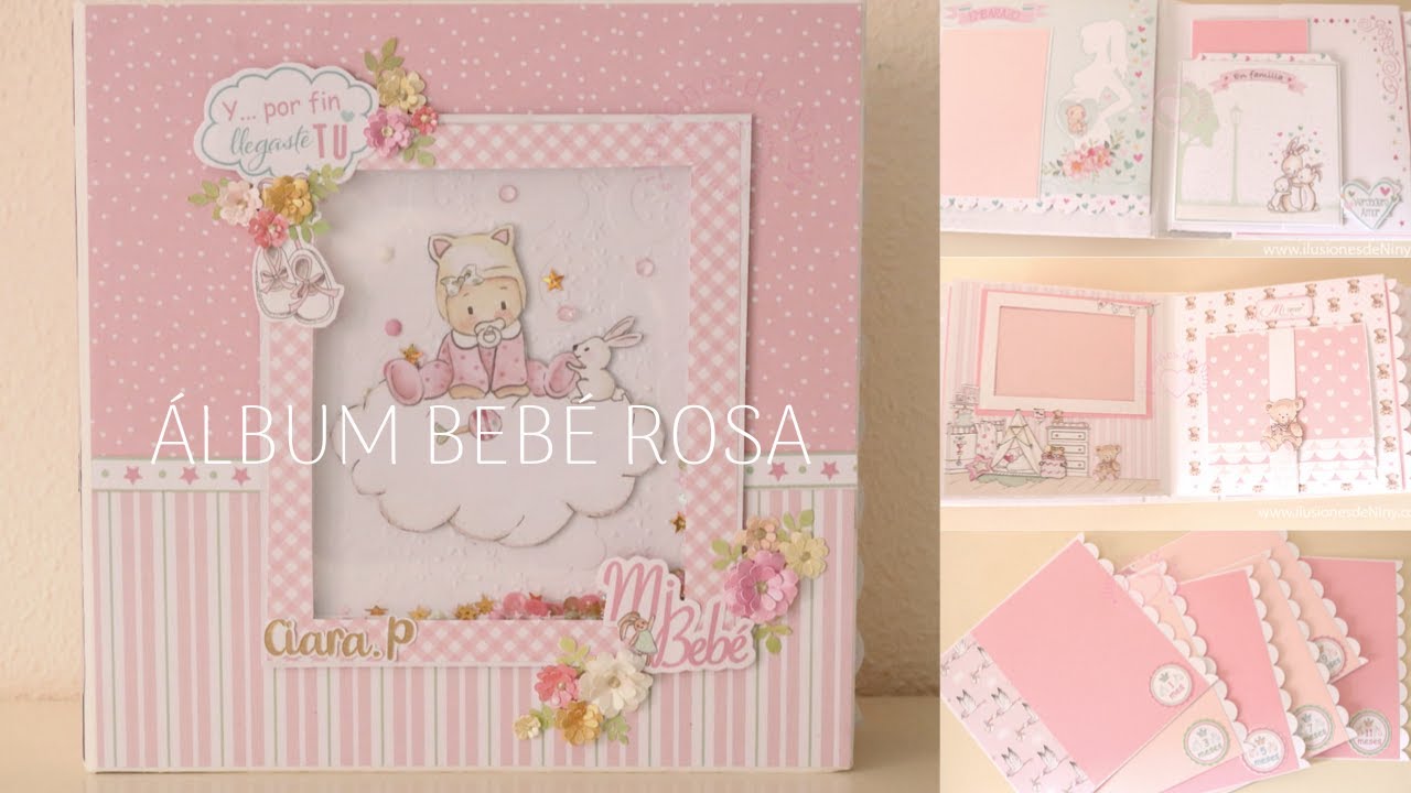 Pepitapa Álbum del Bebé Rosa Globo