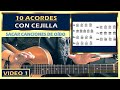 10 acordes posibles con cejilla en todos los trastes (Video Complementario 1)