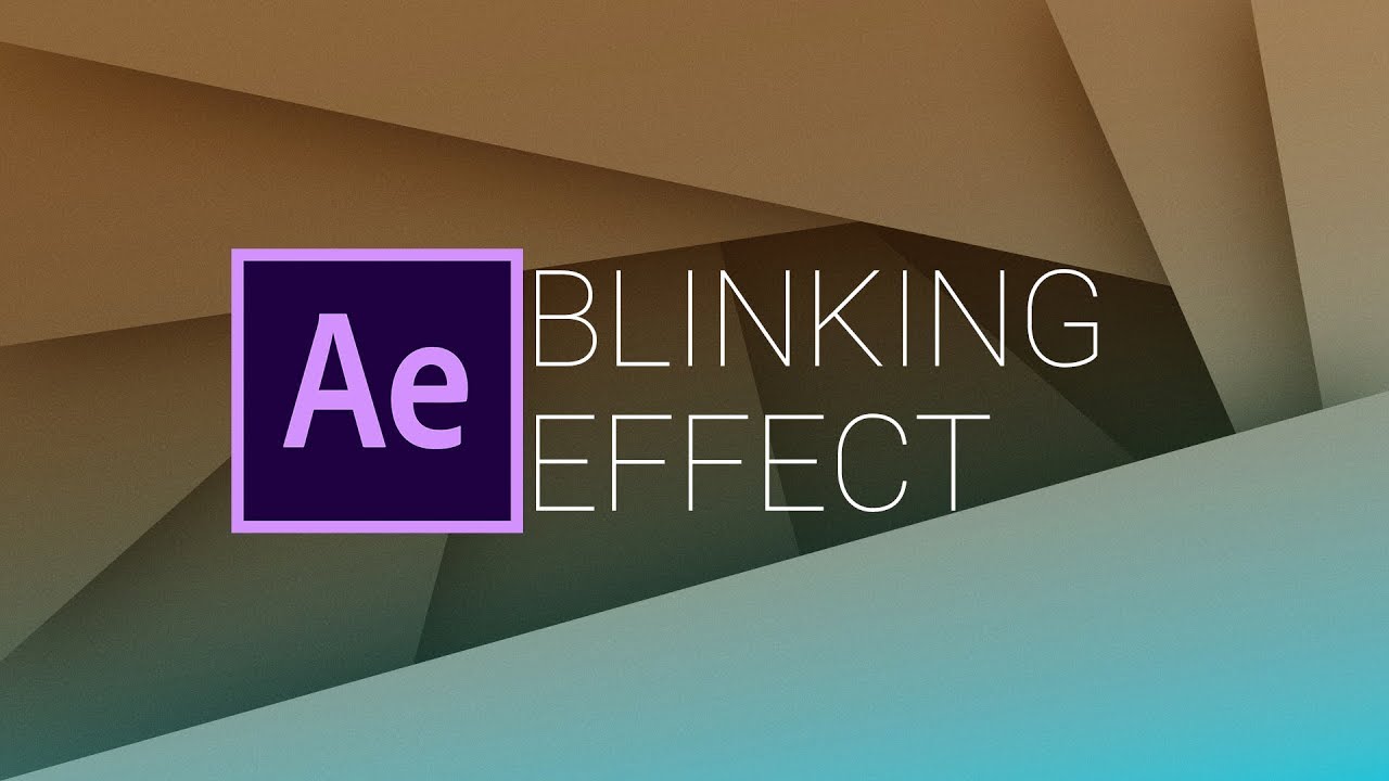 New Blinkender Text in After Effects | Tutorial