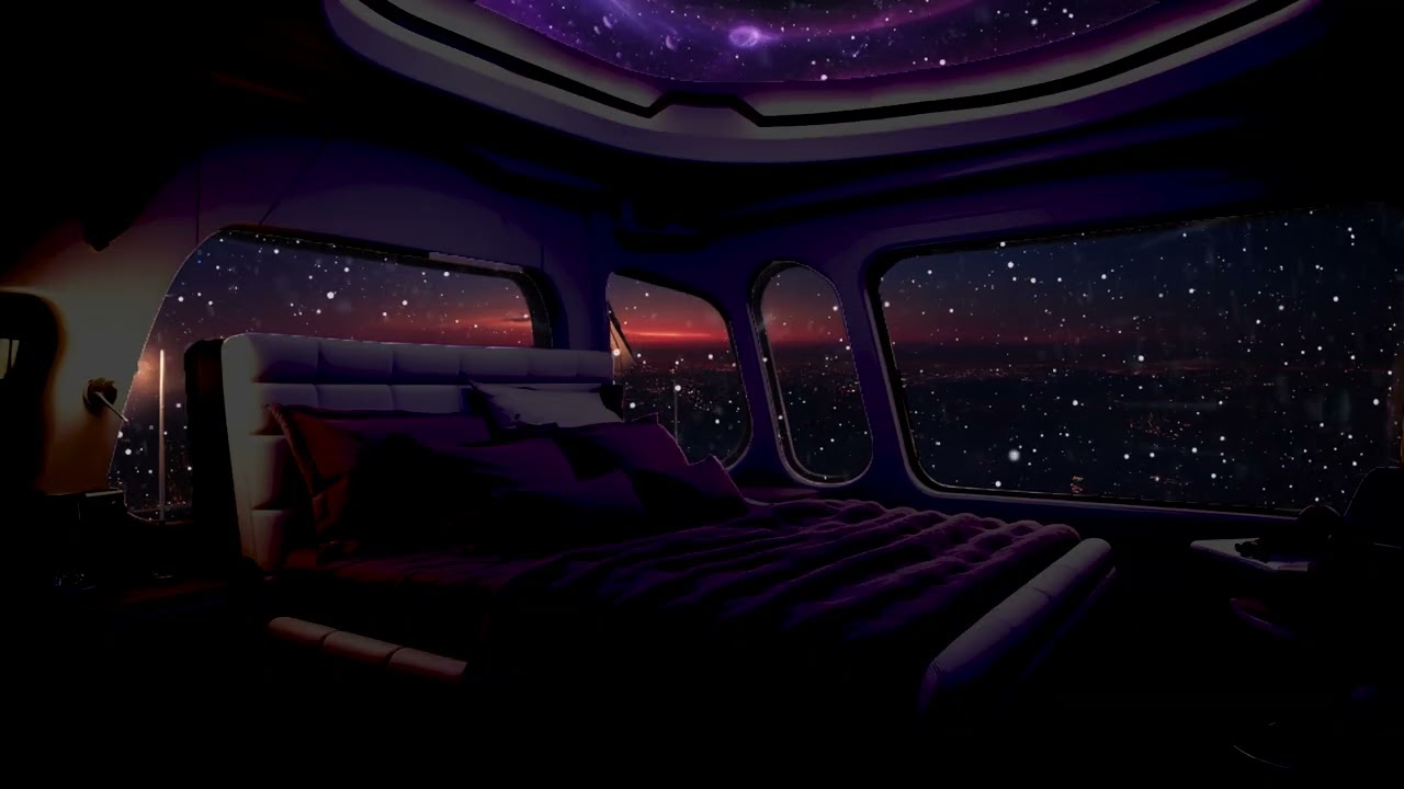 Deep Space Journey Ambience | Cosmic Winds, Distant Stars & Sci-Fi Atmosphere for Sleep & Focus