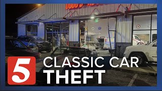Footage shows break-in to steal classic cars in Pleasant View