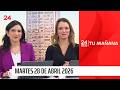 24 Horas Tu Mañana - Martes 28 de abril 2026