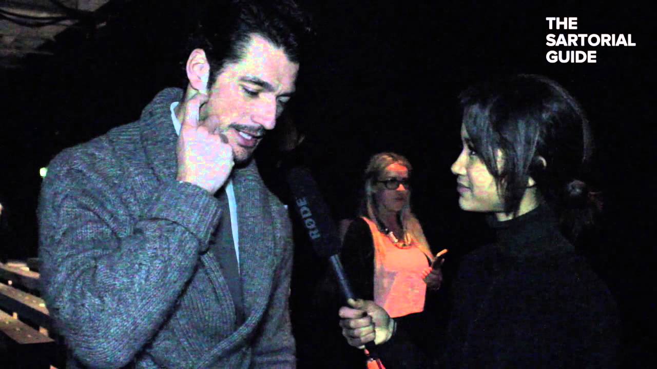 David Gandy on Lee Roach AW15 YouTube