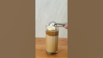 Affogato/ Cappuccino Float Style Dalgona Coffee #coffee #coffeetime #shorts #