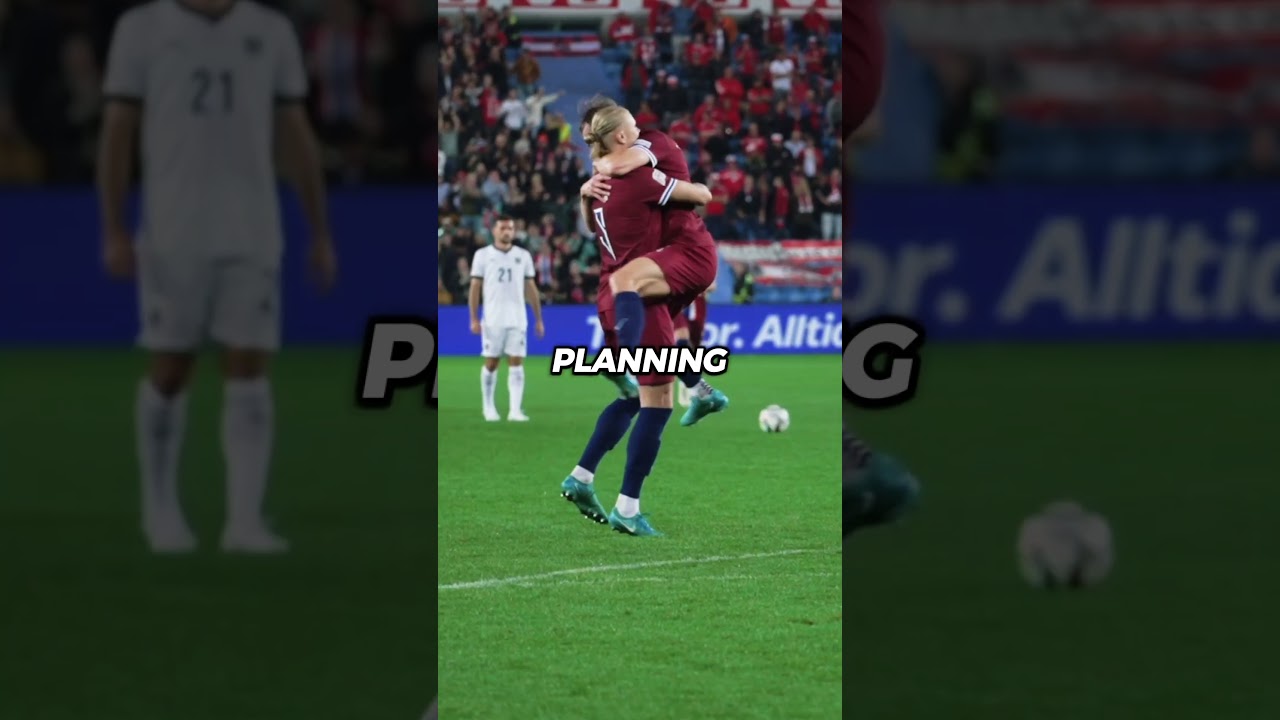 Haaland had 7 G/A and bagged a 10 rating in Norway’s 12-goal match.😳🤖 (bro needs to chill🤣)