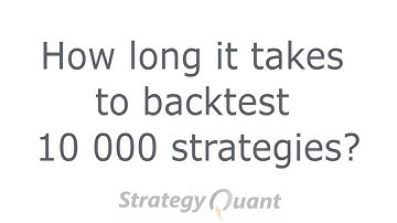 How long it takes to backtest 10 000 strategies?