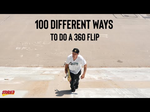 100 Different Ways To Do A 360 Flip | Chris Joslin