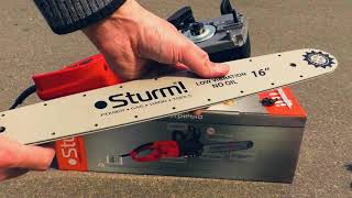 видео: БЕЗ МАСЛА! Безмасляная электропила Sturm CC9923OL - обзор, тест,  что внутри? картинка: БЕЗ МАСЛА! Безмасляная электропила Sturm CC9923OL - обзор, тест,  что внутри?