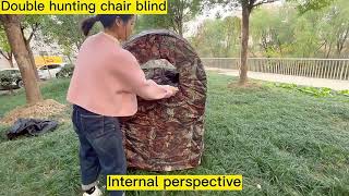 Custom Tree Camo Undurable Hunting Chair Blind Tent Camouflage Outdoor Waterproof For Hunting