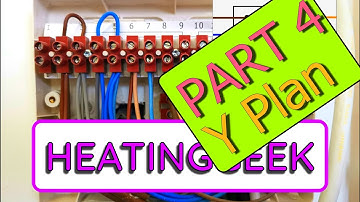 How to wire with detailed logical fault finding:  Y plan heating system. 3 Port valve wiring.