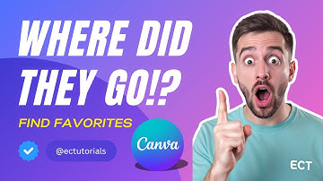 Where to Find Your Favorites in Canva – Quick Access to Saved Elements & Designs