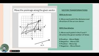 Unit 9 Vector Transformations