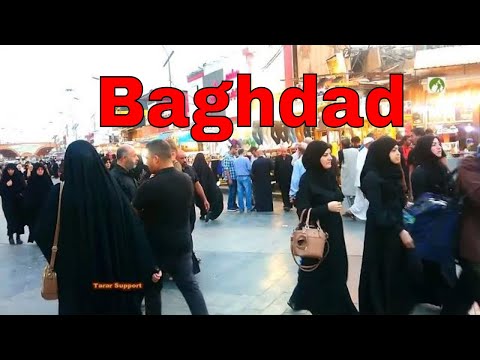 Bağdat Şehir Yürüyüşü Seyahat Irak Ortadoğu 2020