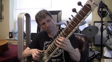 Greg Wyard playing "Within You Without You" on sitar