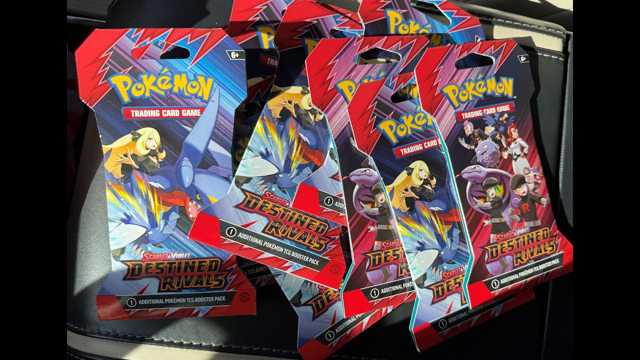 Opening Booster Packs for Destined Rivals