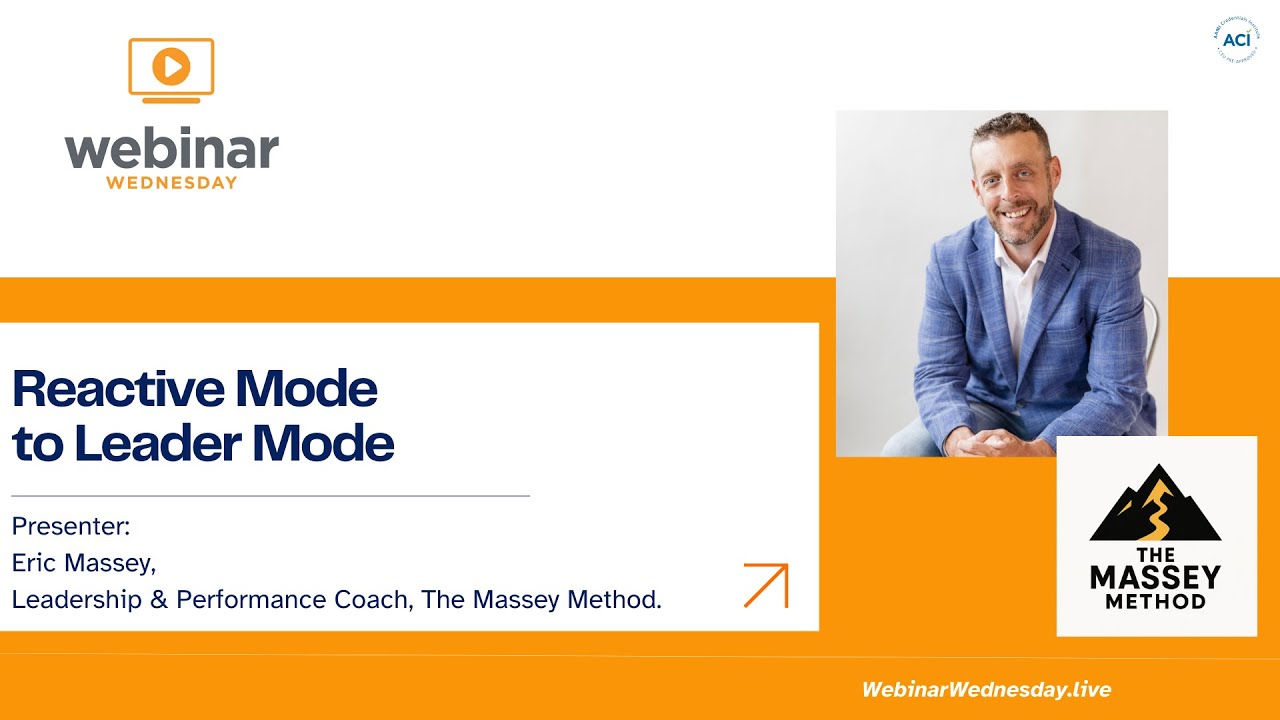 Reactive Mode to Leader Mode - YouTube