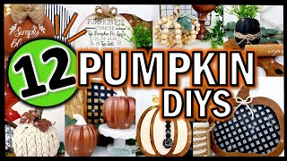 *BEST 12 Pumpkin DIYs to TRY in 2021 | $1 WAYS to DIY for FALL | Dollar Tree Ideas