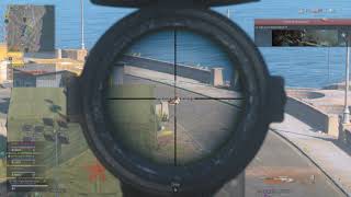 Headshot moving truck off spawn Sniper pickup!!!!! Warzone Rebirth