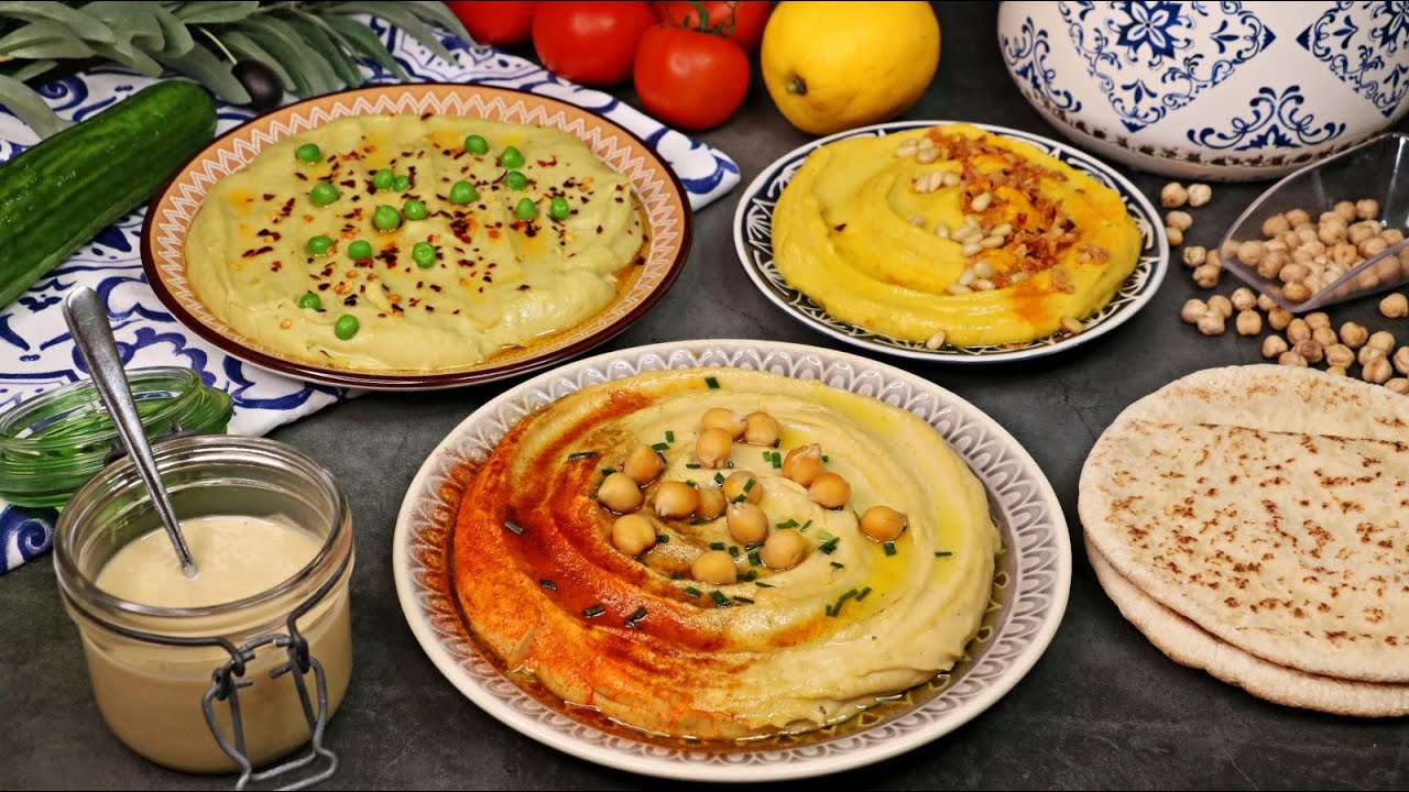 WIE MACHT MAN BESONDERS CREMIGES HUMMUS? 3 VARIANTEN TAHINI