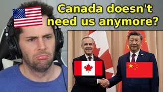 American Reacts to Canada Leaving the USA Behind