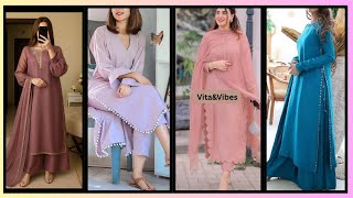 Most Beautiful Plain Suit Designing Ideas 2025/ Plain Dress Design 2025/ Summer Dress Design