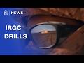 Footage from IRGC anti-heliborne drill