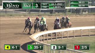 RACE 3 PROGRAM 10-1-2021