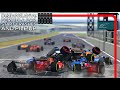 Formula Car Start Crashes #1 | BeamNG.drive | Fr17 F12021 skin  | 60FPS