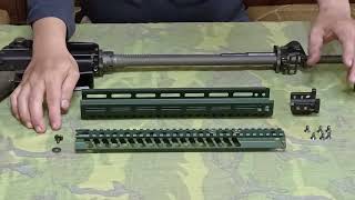 OBT65-K2-M-lok戰術護手安裝方式說明