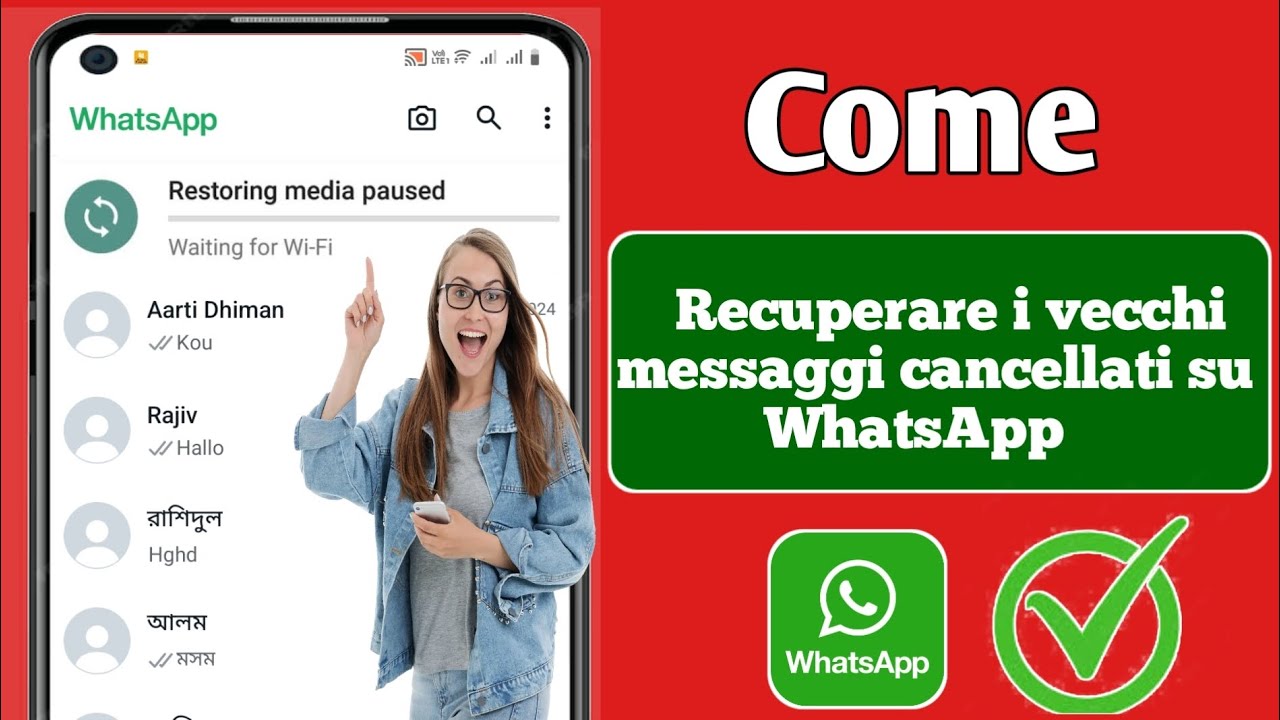 Come recuperare vecchi messaggi Whatsapp eliminati | Ripristina chat