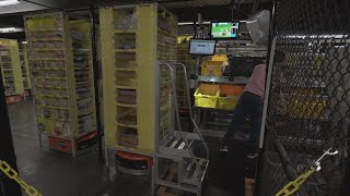 Amazon uses robots, tech to get holiday packages to your door in hours