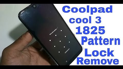 coolpad cool 3 1825 hard reset | coolpad3 unlock | coolpad cool 3 (1825) pattern/password/pin/unlock