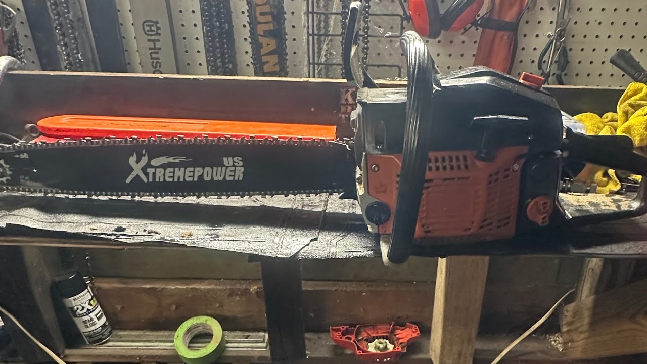 how to sharpen a chainsaw chain - YouTube