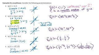 Smoothness and Vector-Valued Functions