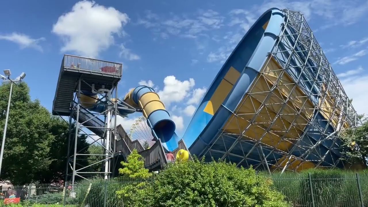 Tornado @ Hurricane Bay On-Ride POV | Kentucky Kingdom