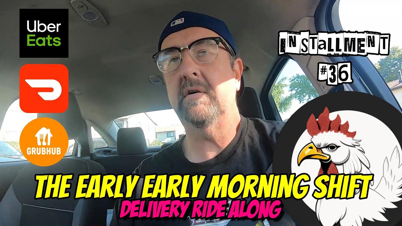 EARLY EARLY MORNING SHIFT DELIVERY RIDE ALONG WITH 