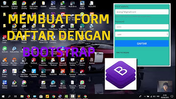 #BAG 16, MEMBUAT FORM DAFTAR DENGAN BOOTSTRAP