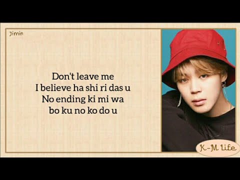 BTS - 'Don't Leave Me' [Easy Lyrics]