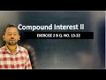 COMPOUND INTEREST II EXERCISE 2B Q.NO. 13-22