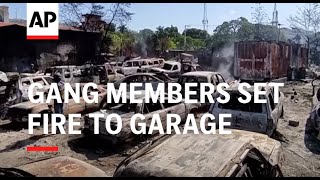 Haiti gang members set fire to garage in Port-au-Prince screenshot 5