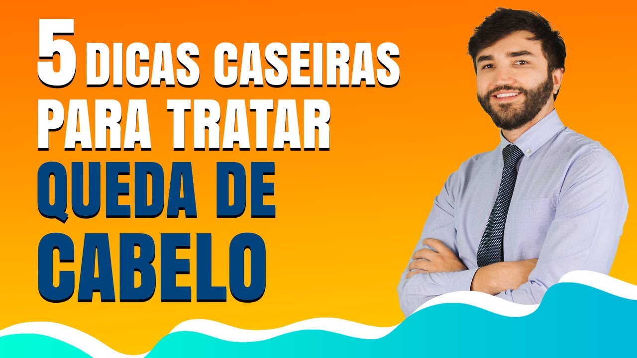 🏆 5 DICAS CASEIRAS para TRATAR QUEDA DE CABELO em Casa | Dr Lucas Fustinoni