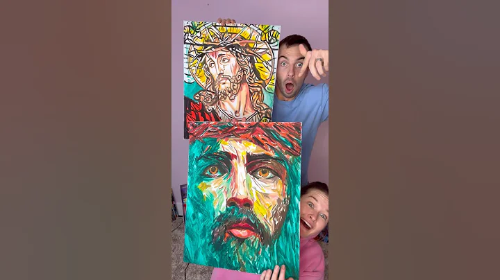 Who’s is better?@warrenwillowdale ❤️‍🔥♾️♠️ #jesus #artwork #shorts