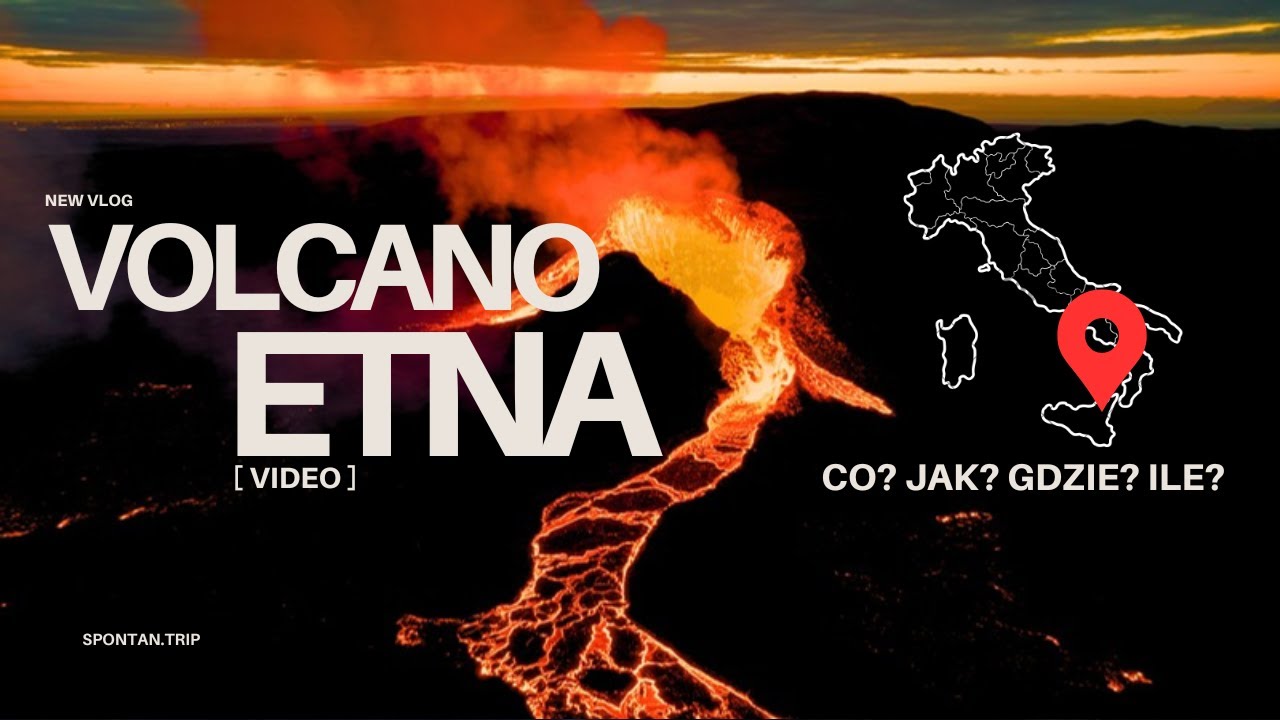 ETNA 3356m n.p.m. 🌋 NAJWIĘKSZY AKTYWNY WULKAN W EUROPIE❗❗ JAK SIĘ DOSTAĆ NA SZCZYT❓❗ | SPONTAN TRIP