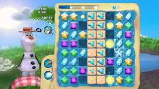 Frozen, Free Fall: Snowball Fight, Summer Level 3, Walkthrough, No Power Up, Amazing screenshot 2