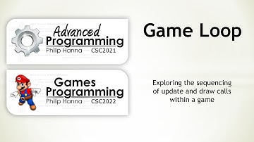Week 4 - Android Games Programming (CSC2021) - Game Loop Demo